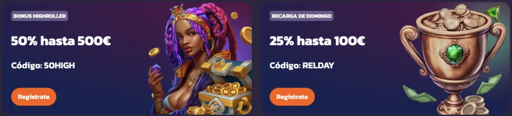 Programa VIP para High Rollers